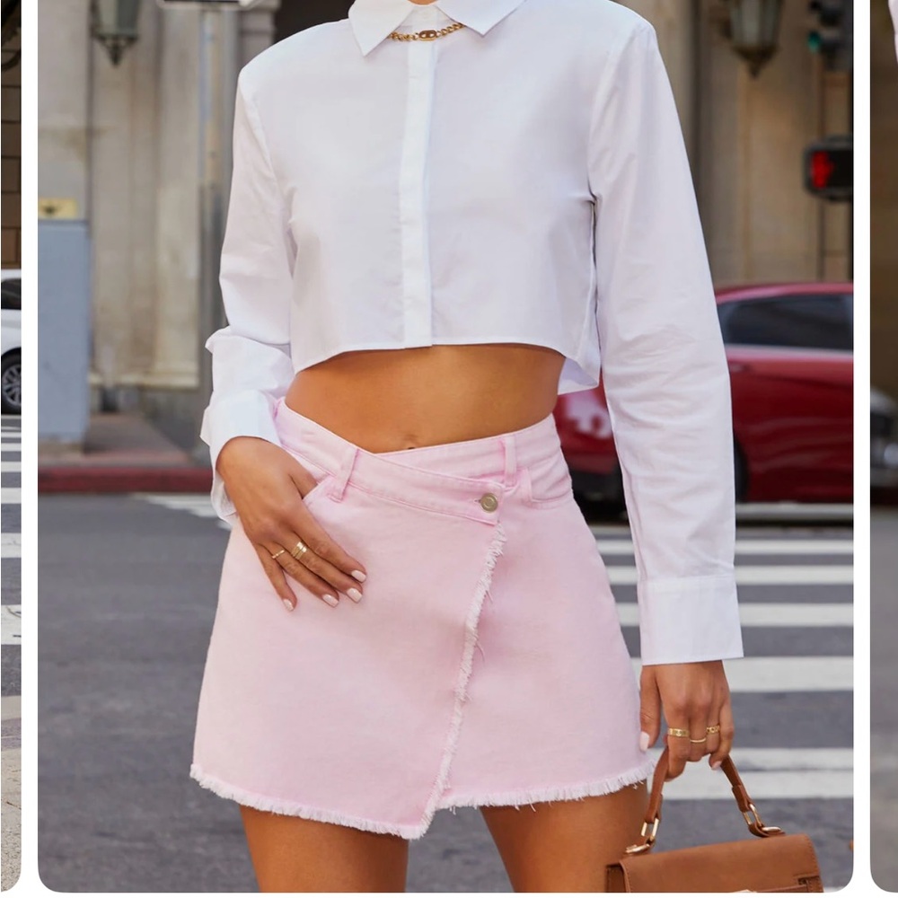 Vici Pink Mini Skirt